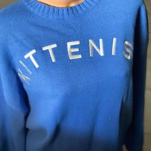 KITTENISH BY JESSIE JAMES DECKER BLUE SWEATER NEW